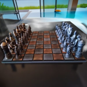Chess Board Roman Themed