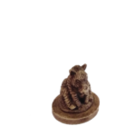 Chess Piece Big 5 Zebra Dark Brown